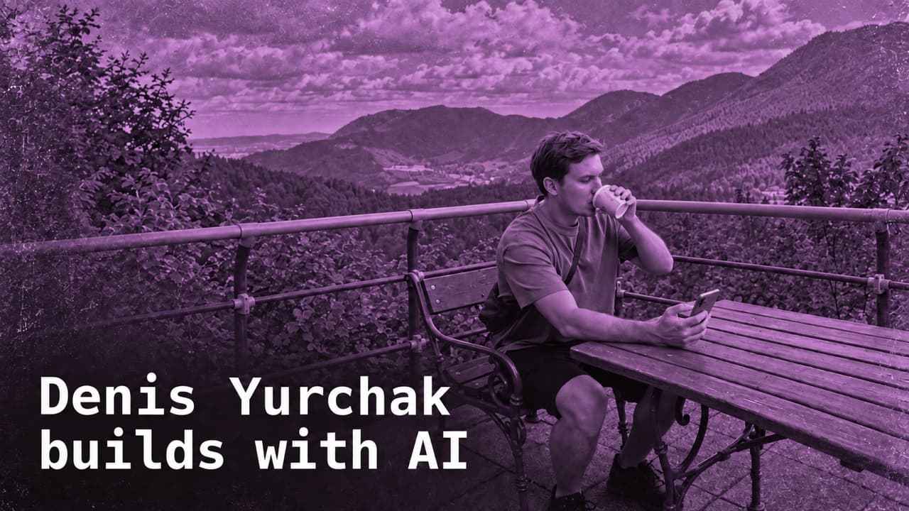 Denis Yurchak runs his business with AI from his phone